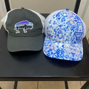 Patagonia and Columbia PFG hats EUC